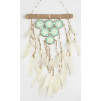 Lapač snů Lapač snů TRIANGLE tyrkysový I. / délka 55 cm