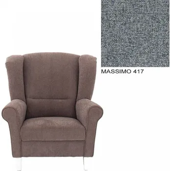 Křeslo AVA JIM XXL Čalúnená časť MASSIMO 417 KRESLO XXL