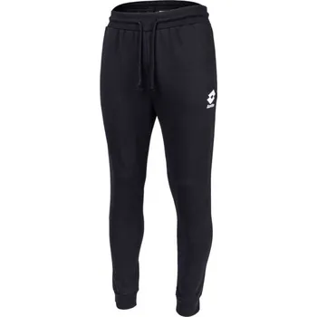 Pánské tepláky Lotto SMART II PANT FT S Černá, Bílá