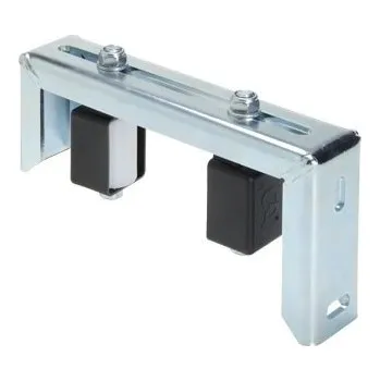 Pohon brány Vodítko horních dveří se 2 nylonovými kolečky 40x60 mm s ochranným krytem