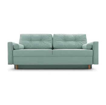 Pohovka PALIO - rozkládací pohovka, látka ZELENKAVÁ Queens 18-vzor E,(Pastella=3balíky) (IZ) (K250)