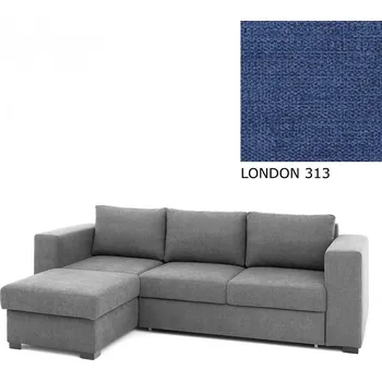 Sedací souprava Rohová sedací souprava AVA LUCY rozkládací s úložným prostorem, levá, LONDON 313