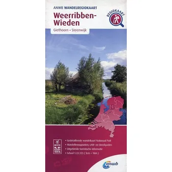 Weeribben-Wieden ( Giethoorn/ Steenwijk) 1:33 000