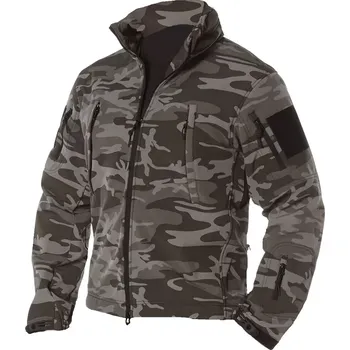 Pánská parka ROTHCO® Bunda ROTHCO® TACTICAL SOFT SHELL black camo