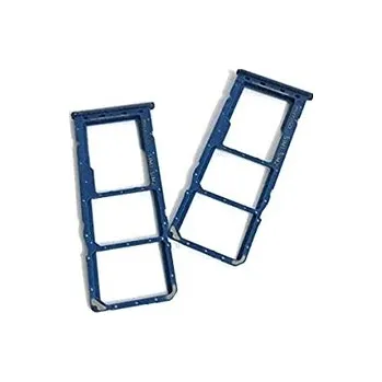 Držák (šuplík) SIM Samsung A505 Galaxy A50 blue