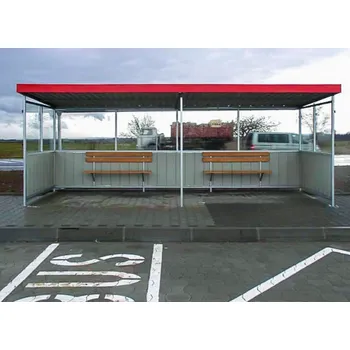 Přístřešek na auto HTI Autobusová zastávka prosklená větší A 952