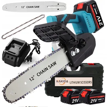 Pila ocaska AKU Elektrická ruční pilka NAKIDA VÝKONNÁ 1800W + 2x baterie 21V (Nová řada pil používá bezpečnostní kryt, který chrání ruku během provozu. Vysoce kvalitní zpracování Zařízení je vyrobeno z vysoce kvalitních materiálů. Profilované tělo a kalená ocel použi