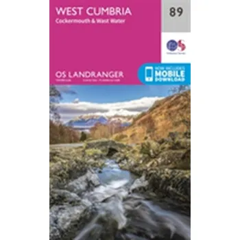 Encyklopedie West Cumbria, Cockermouth & Wast Water - Ordnance Survey [EN] (2016, Skládaná mapa, Ordnance Survey)