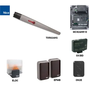 Pohon brány Sada pohonu NICE Toona 5024HS pro jednokřídlou bránu - jedno křídlo 5m/400kg, s příslušenstvím