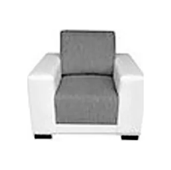 Křeslo Falco Křeslo Pamela šedá Inari 91/bílá Soft 17