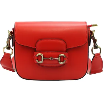 Kabelka Kožená kabelka Luka 20-095 červená