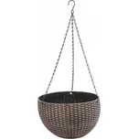 Květináč závěsný STREND PRO 26x16cm zlatý