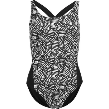 Dámské plavky Dámské jednodílné plavky AQUOS RETHINA L Černá, Bílá