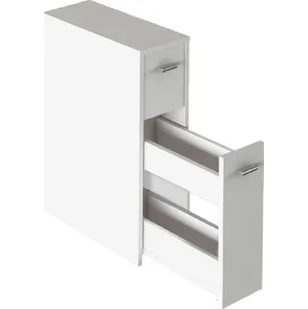 Koupelnový nábytek Koupelnová skříňka NATALI TYP 7 s výsuvným regálem, bílá