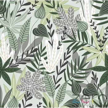 Papírový ubrousek Ubrousky &#039;Daisy&#039; 33x33 cm 3N (20 ks) - zelené listy