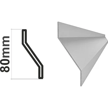 Příslušenství pro plot Pozinkovaná plotová lamela ve tvaru Z, do velikosti profilu M, půdorys M1, délka 2 m