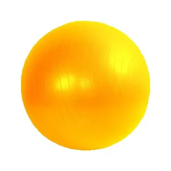 Gymnastický míč Míč GYMY ABS zesílený - žlutý, průměr 45 cm