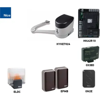 Pohon brány Sada pohonu NICE HYKE pro jednokřídlou bránu - 3,5m/330kg s příslušenstvím