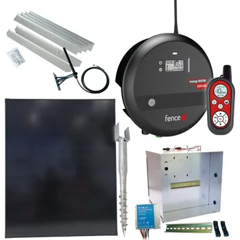 Ohradník VNT electronics s.r.o. Premium sada solární ohradník - Kompletní přenosná schránka + 10J chytrý zdroj, panel 200 W