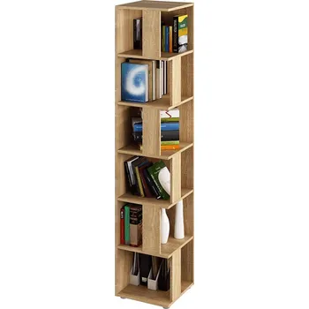 regál Rohový regál KORIND, dub sonoma