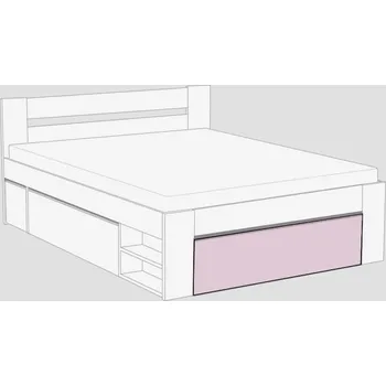 Postel Čelo k posteli REA KIRA 140x200, čílko 2, ROSE