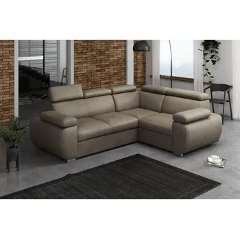 Sedací souprava Falco Rohová sedací souprava BODIE, rozkládací s úložným prostorem, pravá, světle béžová/Paros 3