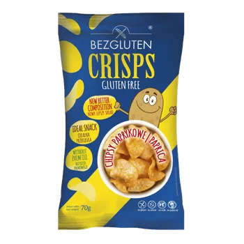 Chips BEZGLUTEN - Chipsy paprikové, bez lepku, 70g ct12