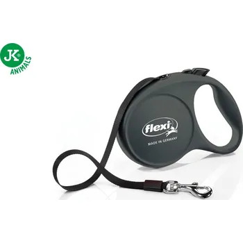 Vodítko pro psa flexi Fun M, medium - pásek, černá