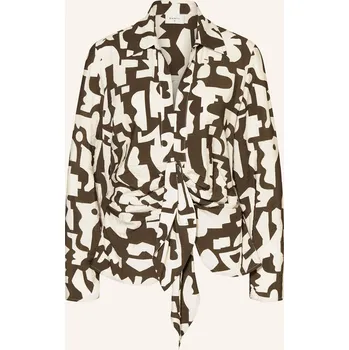 Dámská halenka dante6 Dámská Halenka d6ozane S Detailem Zavazování, khaki /...