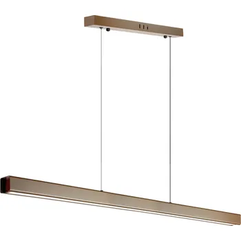 Interlook SX41-100CM-40W-BR | Moderní obdélníkové závěsné svítidlo | dálkové ovládání | LED | Hnědý