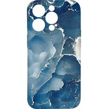 Pouzdro na mobilní telefon Kryt Mořský mramor pro iPhone 15 Pro