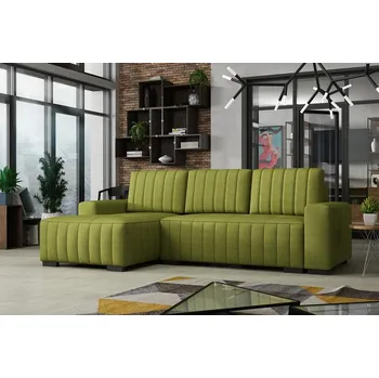 Sedací souprava Falco Rohová sedací souprava HAKIM rozkládací s úložným prostorem, levá, zelená/falcone 22