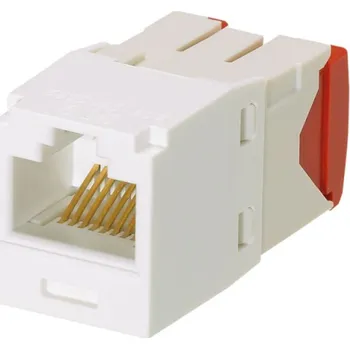Patch panel Panduit CJ5E88TG modul UTP cat.5E Bílá