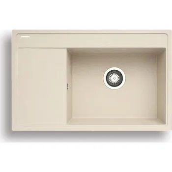Nerezový dřez Pyragranitový dřez CAMEA 1B 1D RH (79x50) vanilla