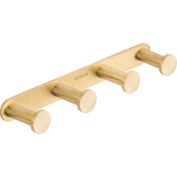 Držák na ručník Oltens Vernal věšák na ručník broušené zlato 80005810