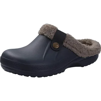 Dámská obuv Zimní pantofle crocs s kožíškem uvnitř Velikost: 42-43, Barva (Varianta): Deep Gray