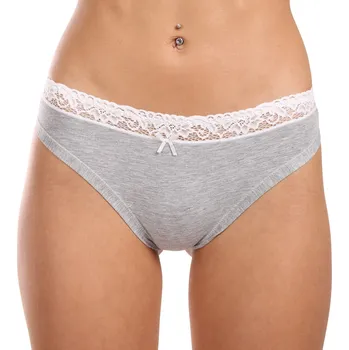 Kalhotky Dámská tanga Lovelygirl šedá (8307-grey) XL Možnost vrácení zboží ZDARMA do 120 dnů!