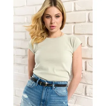 Sinsay - Tričko s krátkým rukávem - zelená - 8541J-07X - 8541J-07X-XXS