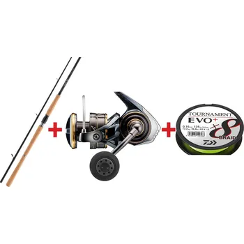 Rybářský prut Zvýhodněný set na štiky Big Bait DAIWA - Medium/Heavy "EXPERT" - Heavy - set s prutem 2,5 m, 60 - 140 g