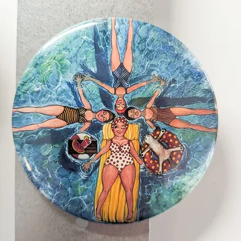 Dekorativní magnet Akvabely - velký magnet 75 mm