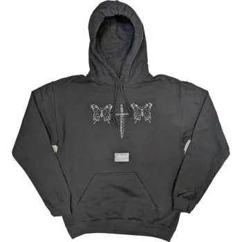 Pánská mikina Merch Post Malone: Post Malone Unisex Pullover Hoodie: Butterfly Knife (ex-tour) (xx-large) XXL