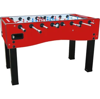 Stolní fotbal Stolní fotbal Sardi Hermes 5ft, červený, průchozí tyče, nepřetáčivý brankář