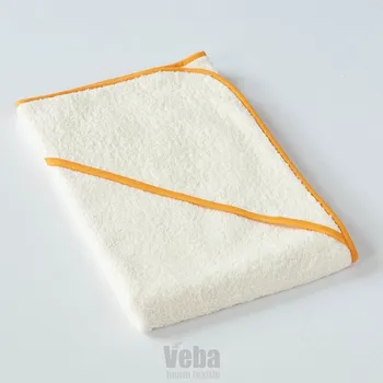 VEBA Dětská osuška s kapucí - krémová