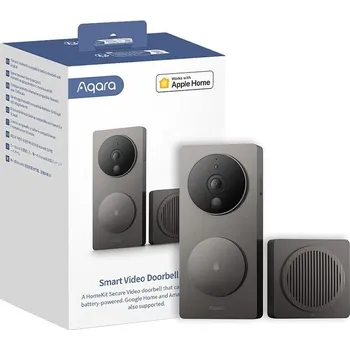 AQARA Smart Video Doorbell G4 Černá