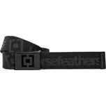 horsefeathers Pánský látkový pásek idol belt all black
