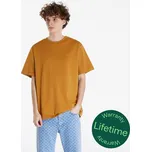 Tričko Queens Men's Essential T-Shirt With Tonal Print Mustard XXL