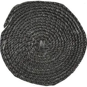 Stavební profil Snura sporáková plochá 12 mm, 2.5 m, pod sklo, plochá, grafitová