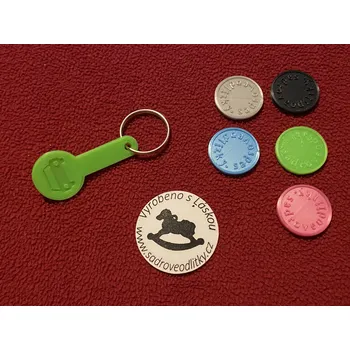 HandMade by VeJa Žeton do nákupního košíku - auto (23)