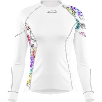 Dámské funkční triko dlouhý rukáv HIPPIE bílá Bamboo Ultra