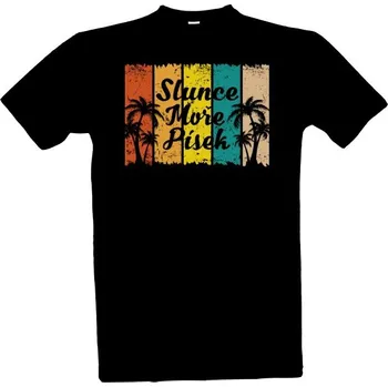 Pánská móda Tričko s potiskem Letní tričko k moři pánské